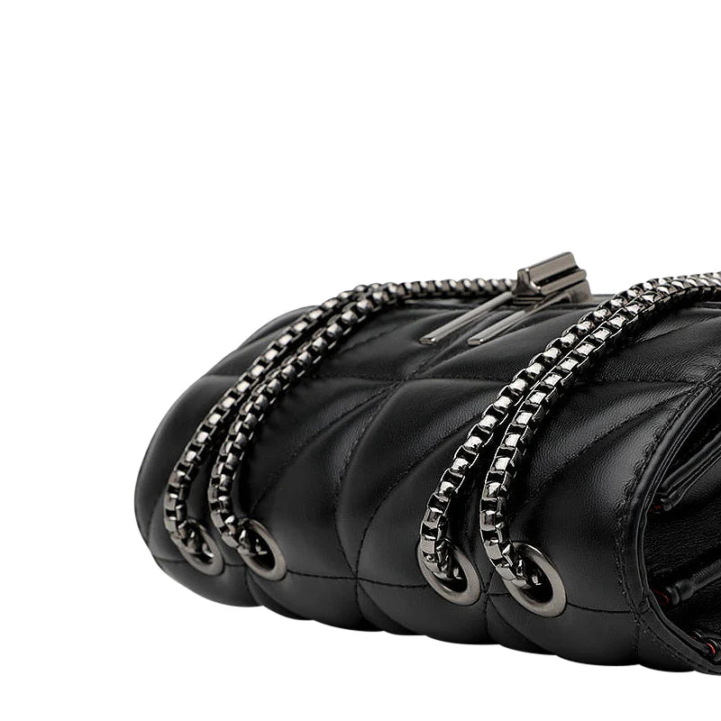 Midnight Luxe – Verfijnde Crossbody met Kettingdetail - Afbeelding 4