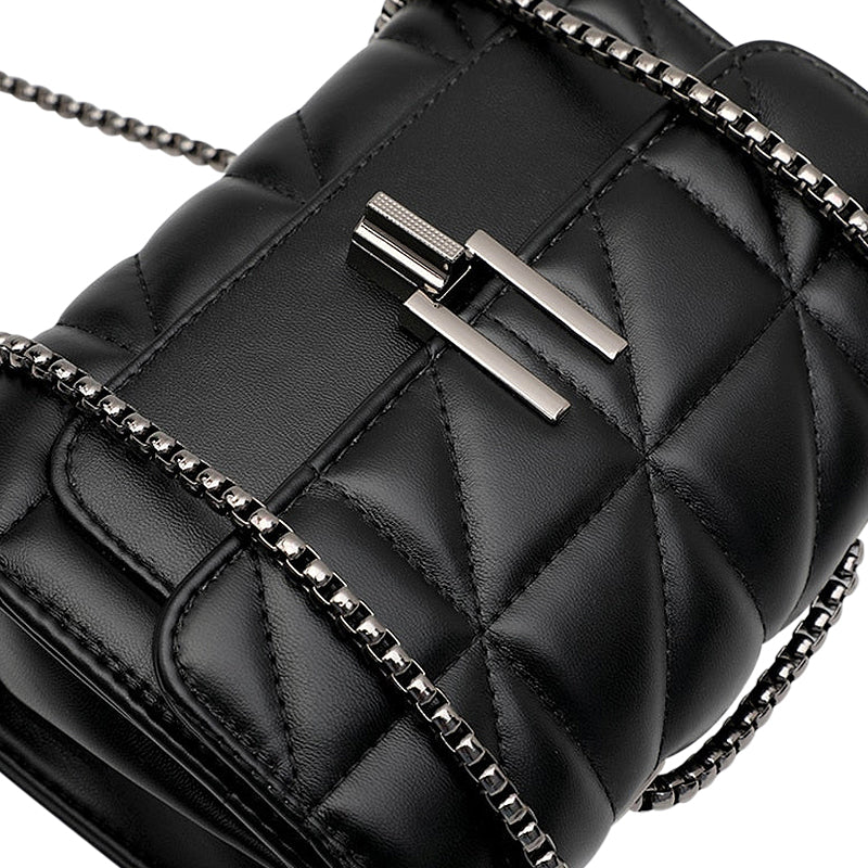 Midnight Luxe – Verfijnde Crossbody met Kettingdetail - Afbeelding 5