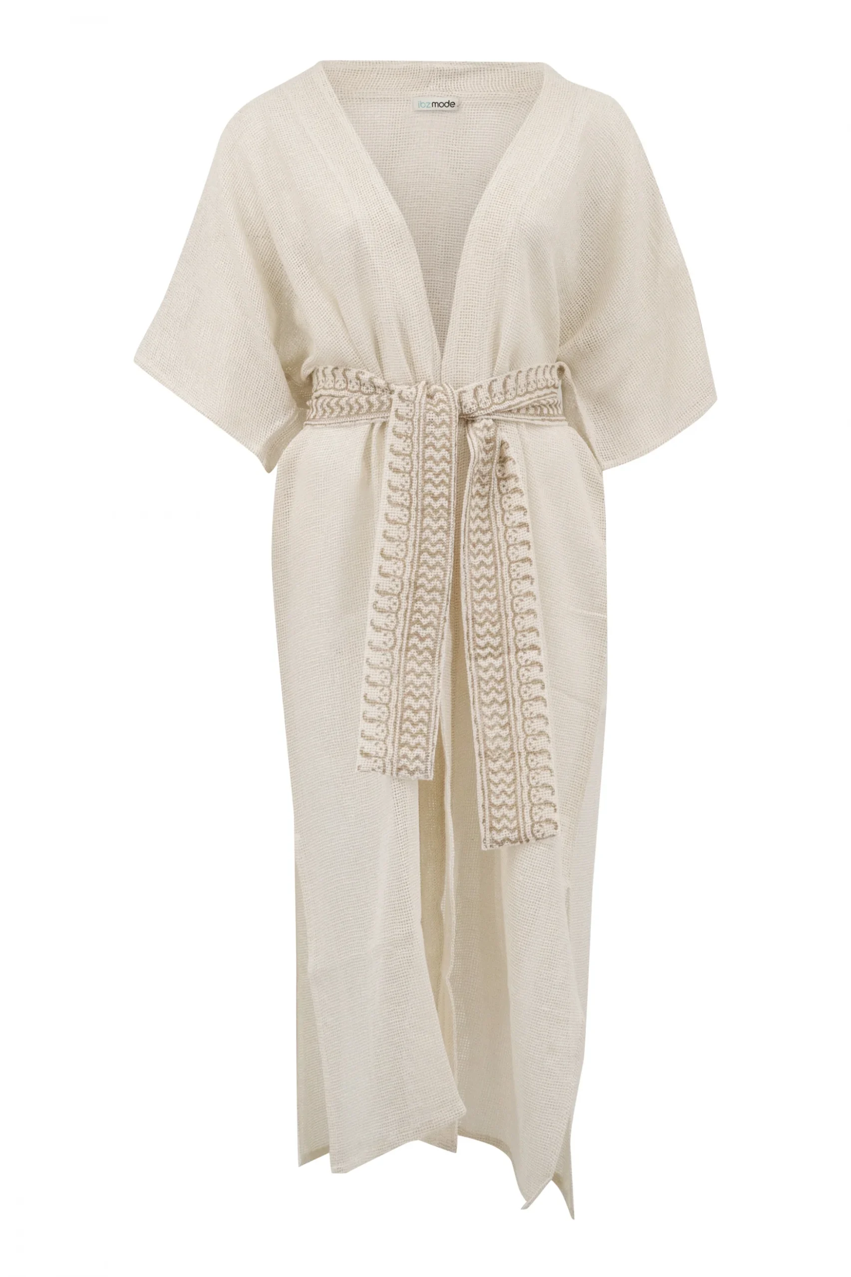 Kimono Deya Plain Ivory - Afbeelding 7