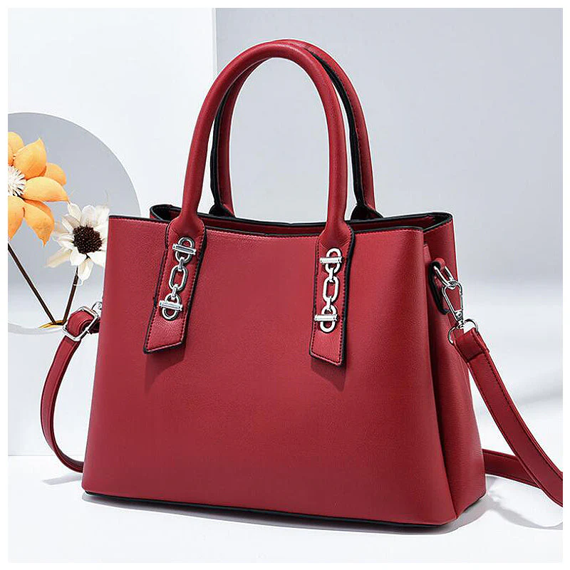 Elegante leren dames handtas – schoudertas & crossbody - Afbeelding 9