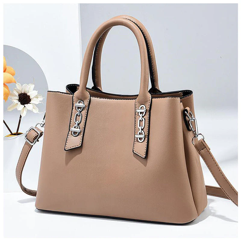 Elegante leren dames handtas – schoudertas & crossbody - Afbeelding 3