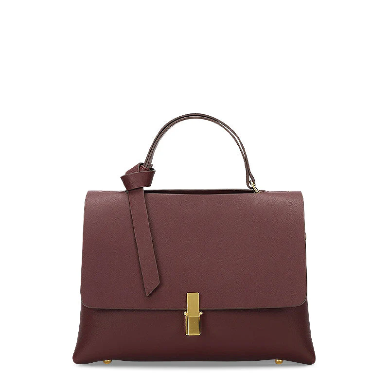 Elegant & Tijdloos - Luxe Handtas met Gouden Sluiting - Afbeelding 7