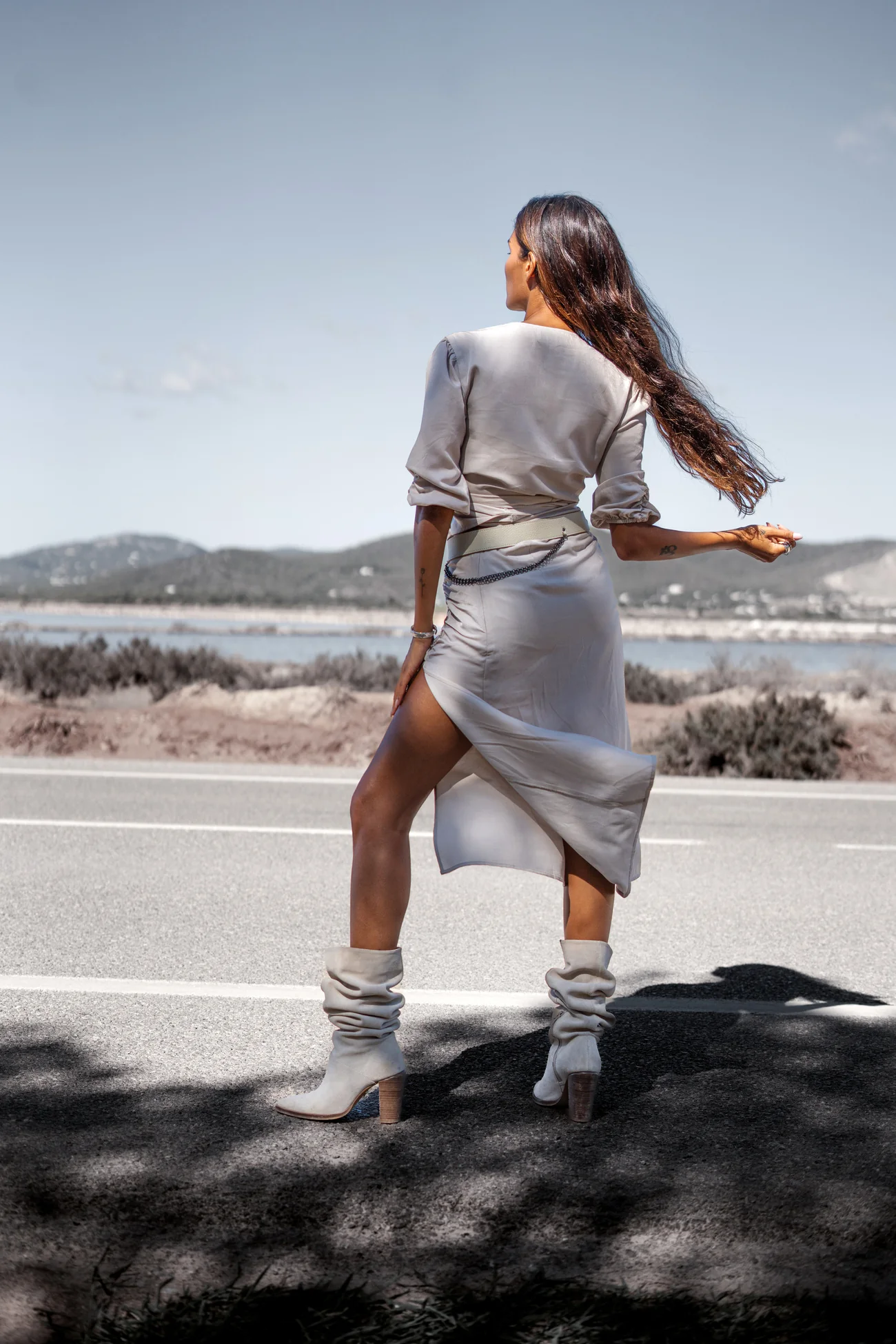 Alyssa skirt Ecru - Afbeelding 4