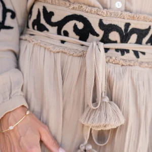 Belt Plisados Taupe