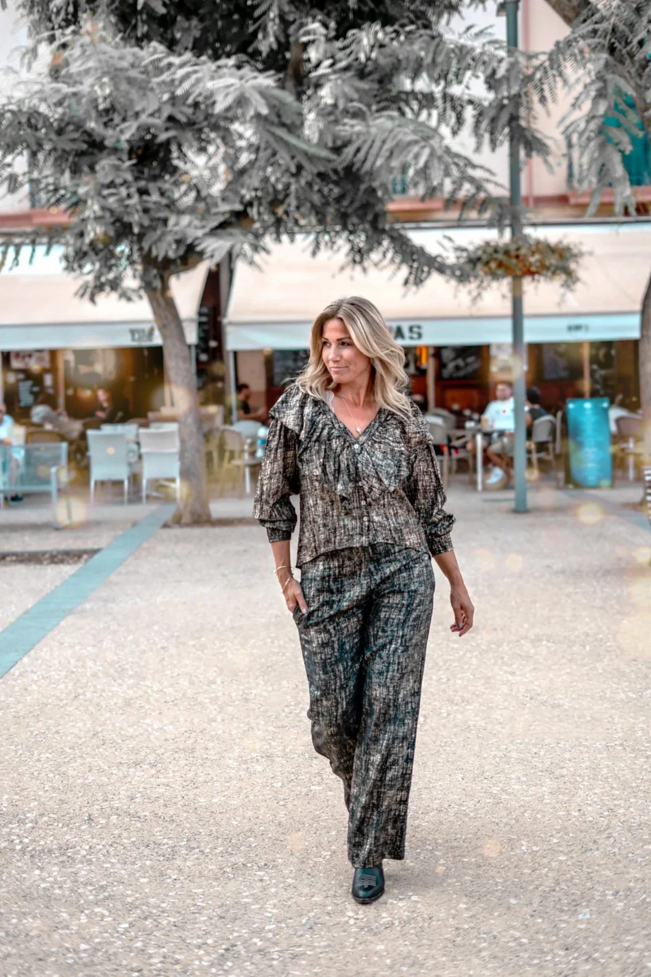 Pantalon Sparkle Black Gold - Afbeelding 3